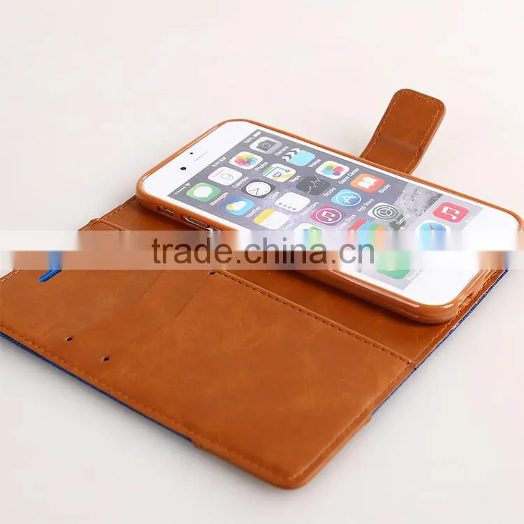 LZB New arrival leather flip case for iphone 6