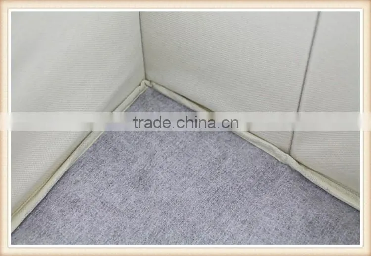 Linen type cloth storage box without lid
