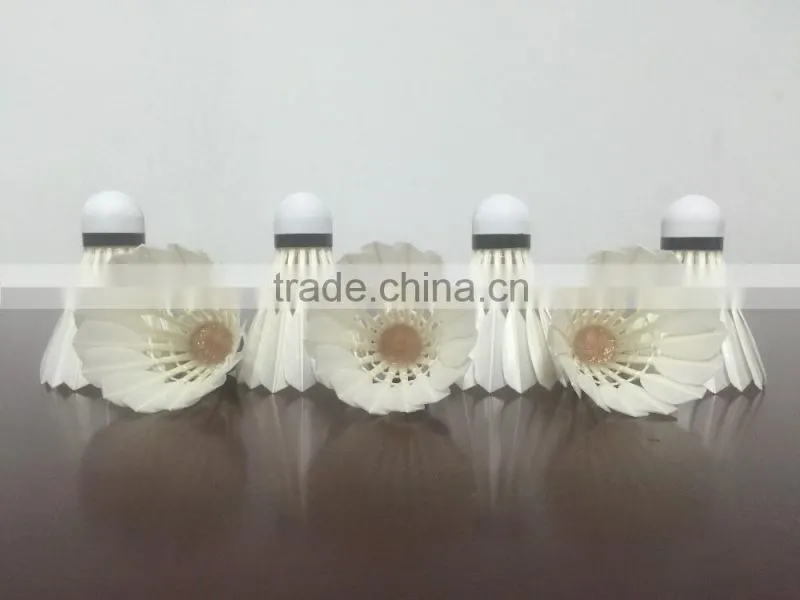 equal to AS 30 Second Class goose feather shuttlecock badminton for tournament and practice