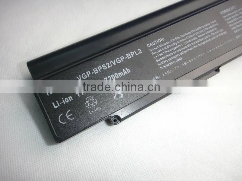 OEM replacement laptop battery replace for SONY vgp-bps2