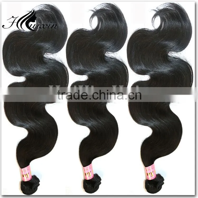 New products bleachable popular double weft brand name human hair