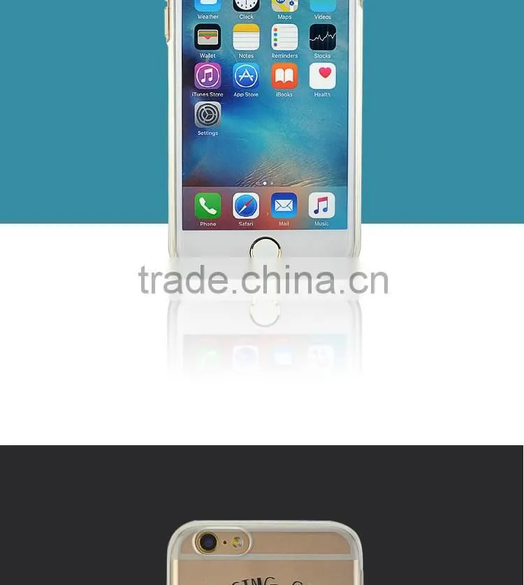 2016 Newest Cartoon Back Cover Clear Soft TPU Phone case for iPhone 6 6S Ultra Slim 1.2mm