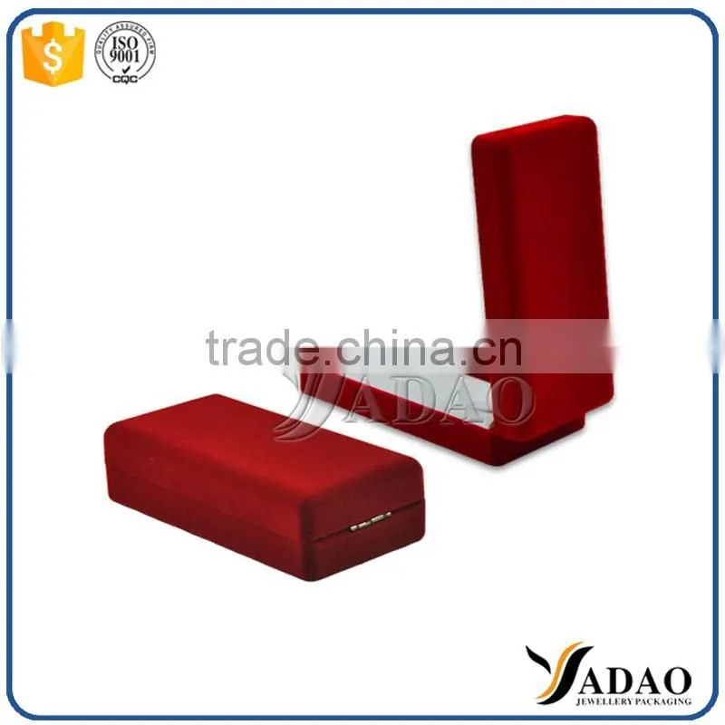 Luxury custom red small jewelry package box
