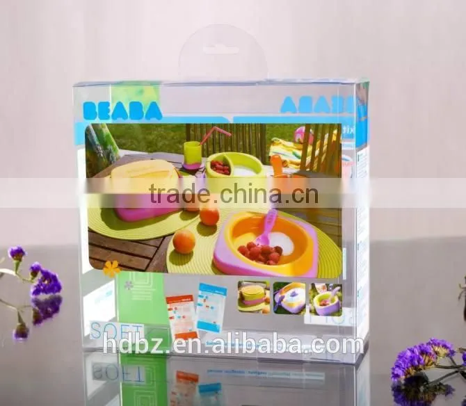 2014 custom made plastic promotional gifts box pvc