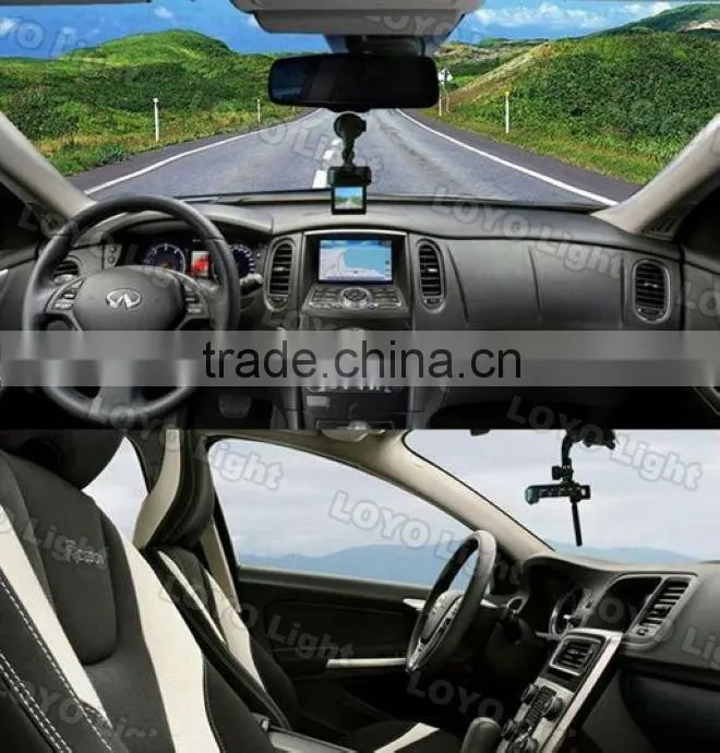 (6 LED's 120 degrees viewing angle) manual car camera hd dvr