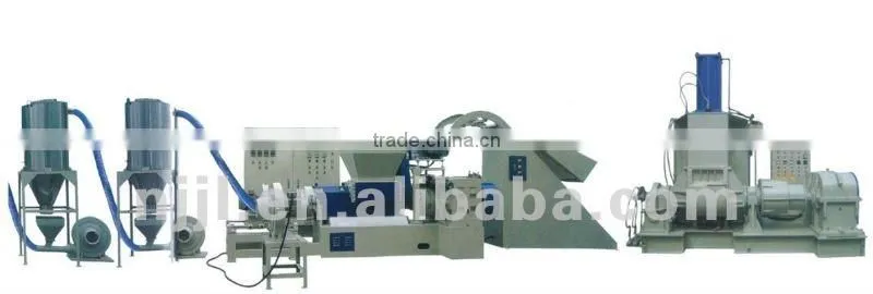 wind cooling die face hot cutting pelletizing line