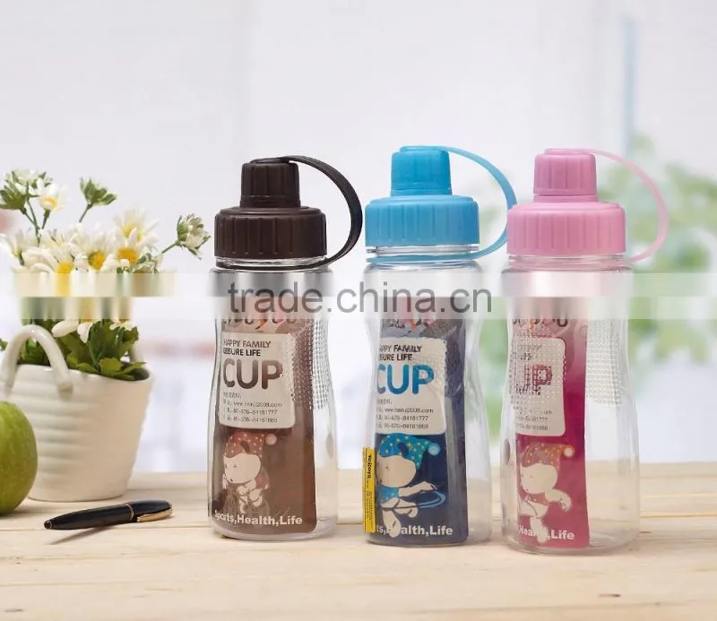 500ml plastic transparent bottle BPA free