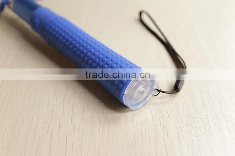 2015 New Product Monopod Selfie Stick, Wired Selfie Stick, Cable Take Pole Selfie Stick Monopod