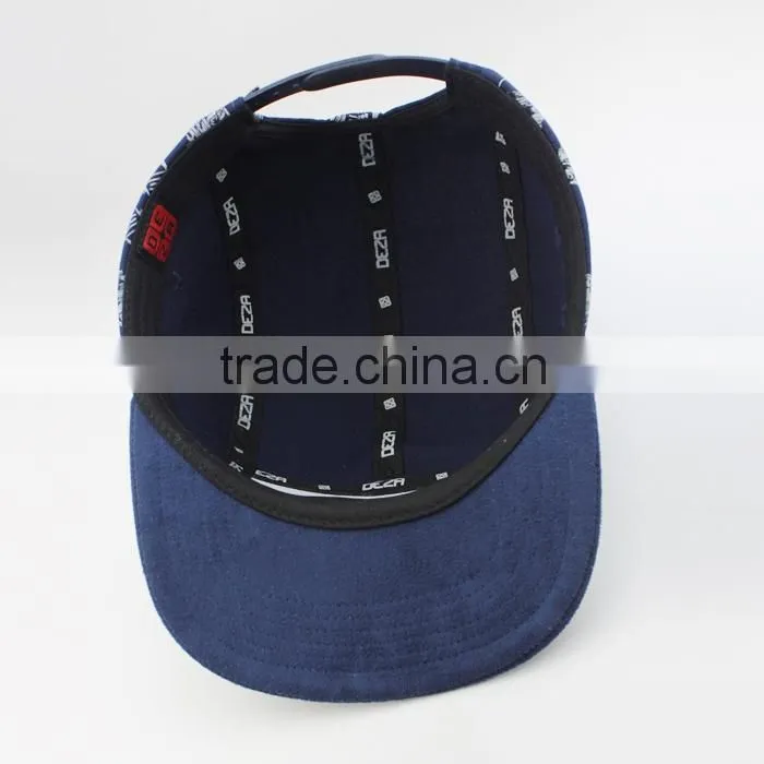 floral 5 panels adjustable cap/5 panel caps hot sale