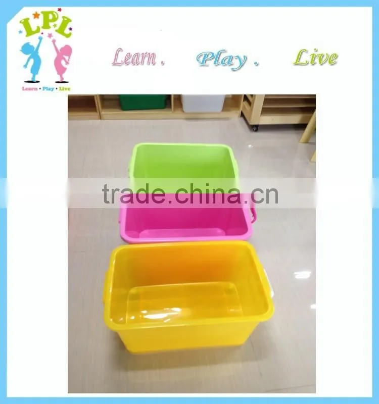 Different sizes and shapes colorful with lid high quality storage box with wheels