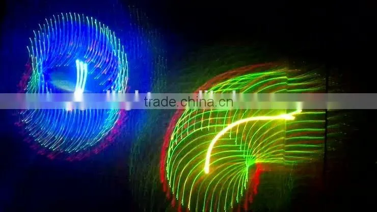 Full color eight effect stage laser light show special logo laser light