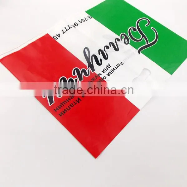 Guangzhou Factory supply big shopping plastic bags, plastic colour shopping bags, designer shopping plastic bags