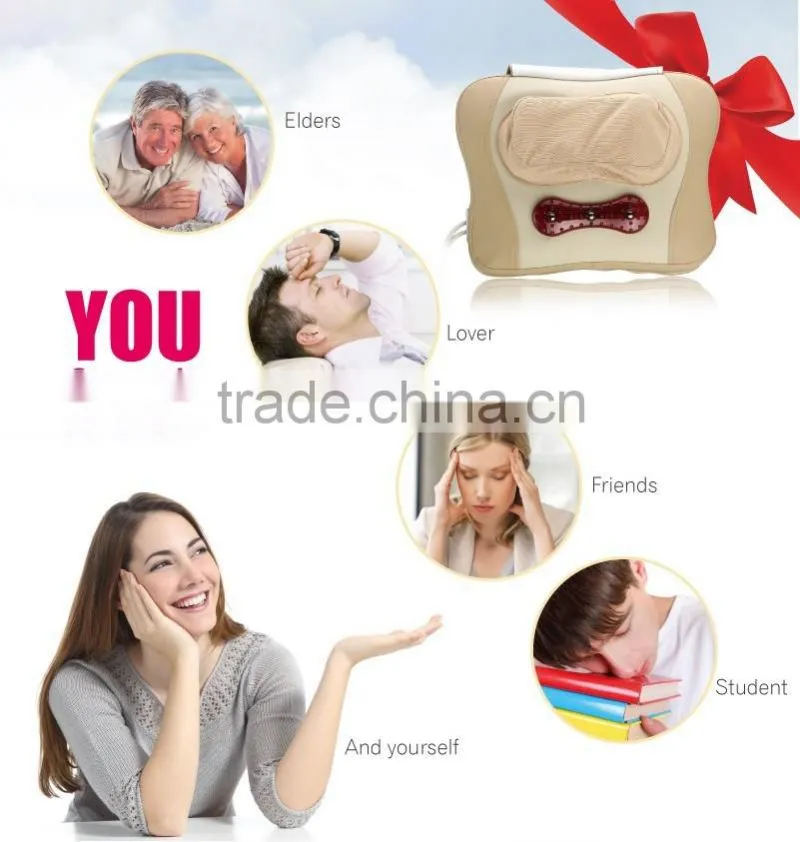 Rechargeable Health Care products. Fashion body massager. Personal Electric massage pillow C37-MP001