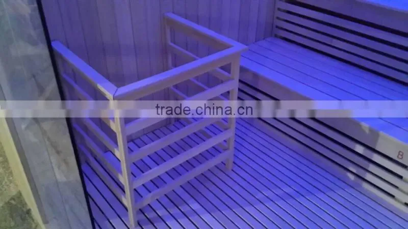 Finland spruce dry sauna shower room