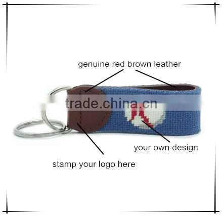 Custom baseball needlepoint key chains