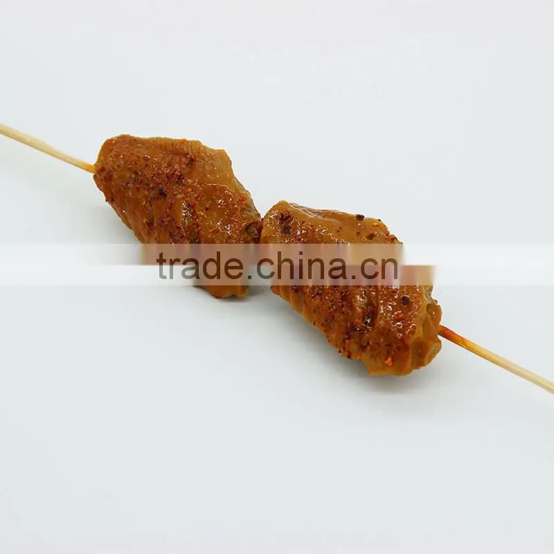 Fake plastic food for BBQ grill restaurant sales promotion /Yiwu sanqi crafts factory