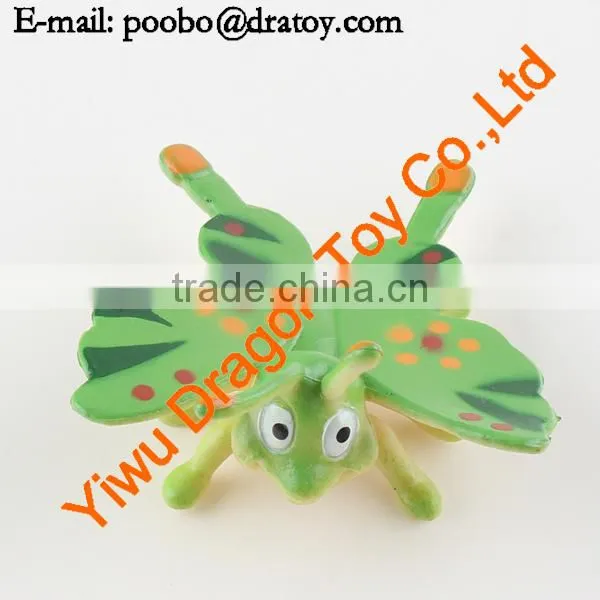 Funny kinds of kids plastic cartoon toy insect set series