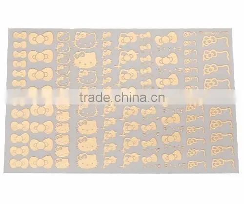 Hello Kitty Body Jewelry Extra large Gold Body Paint Sheet made in Japan