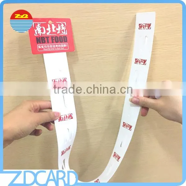 Wholesale supermarket plastic display strips hang strips merchandising strips