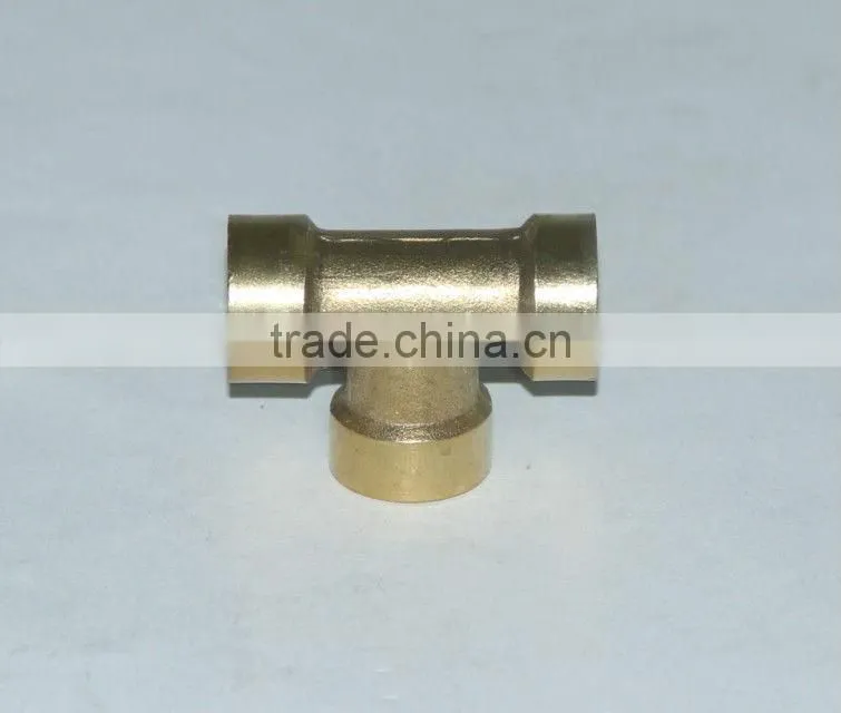 Low MOQ Brass Tee Pipe Fitting.