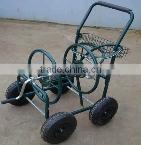 400ft.x5/8-inch Garden Hose Reel Cart With Basket TC4719