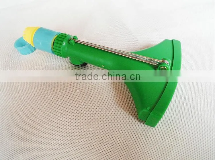 iLot 3/4" fan shape garden hose sprayer with shut-off and zinc alloy pin
