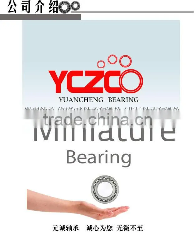 YCZCO 605 2rs Countersunk Bearing For Non-standard Shower Door Roller