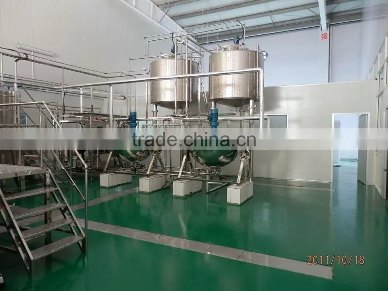 Hot fruit juice filling machine/ Fruit juice production line