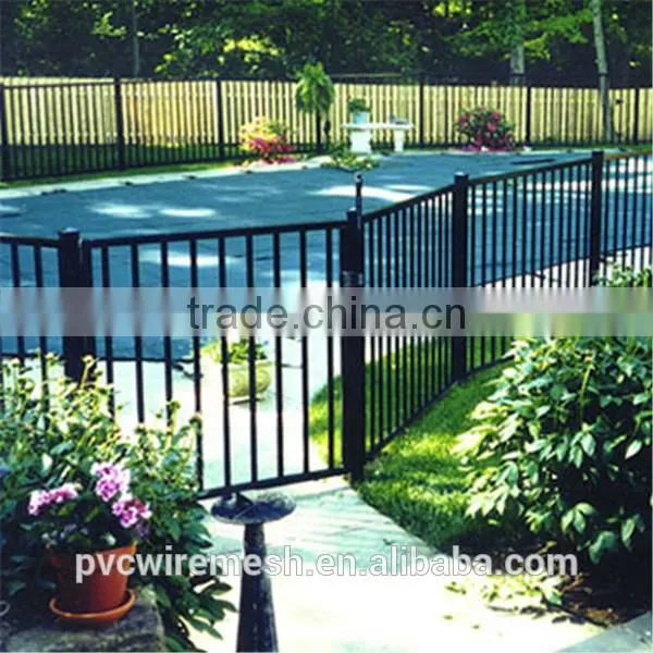 Round tube swiming pool fence