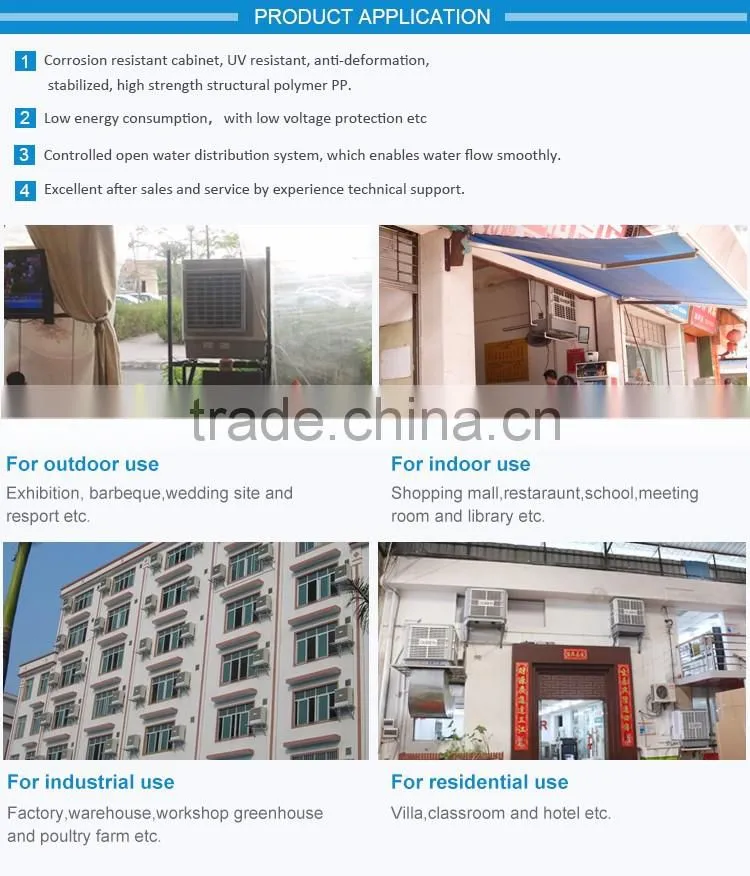 Most competitive evaporative air purifier/evaporative air cooling system fan