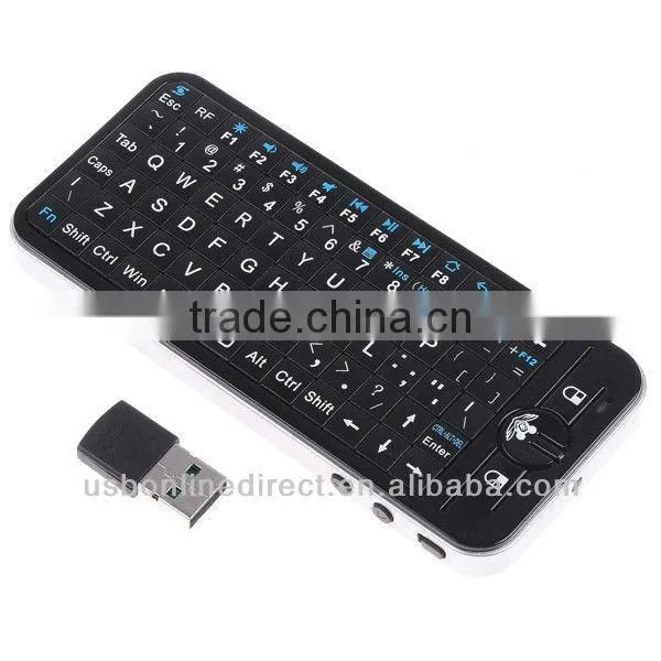 Wholesale iPazzPort 2.4GHz Mini Wireless Fly Air Mouse Keyboard with IR Remote