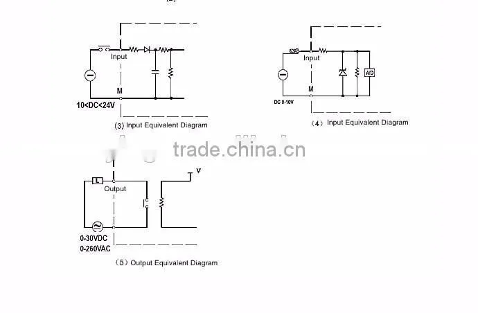 AF-20MR-D DC power supply 6 point DC input (analog) 4 point relay output Micro PLC mini plc programmable logic controller PLC