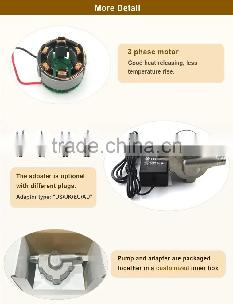 Professional supplier of high temperature & Food degree beer brewing pump