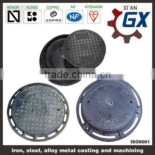 asphalt painted BS EN124 catch basin grates