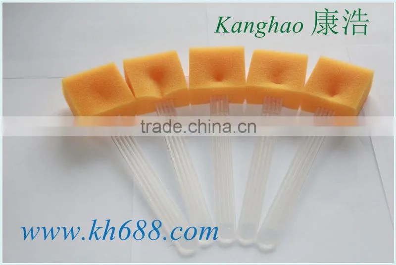 Factory directly sell latex free swab providone iodine scrub swabstick for doctor before surgical free sample