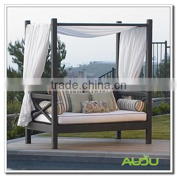 Audu Rattan Wicker Aluminium Outdoor Furniture Bed