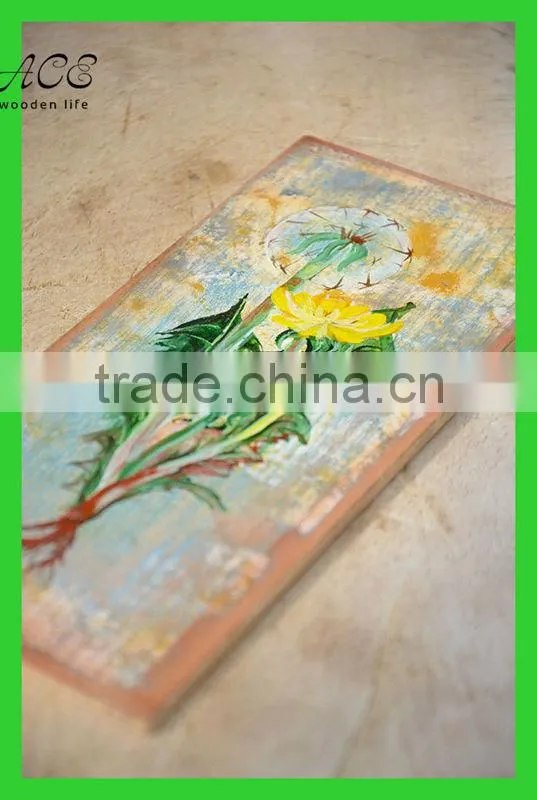 Custom wood painted UV printing on wood Digital print on wood