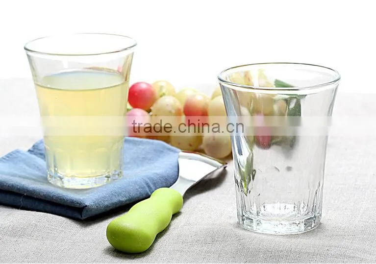 130ml high clear small drinking glass