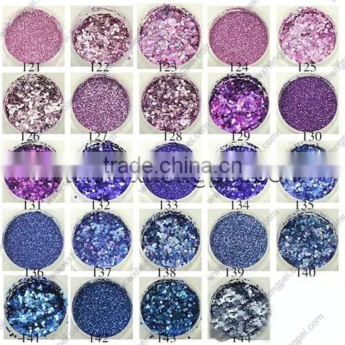 glitter powder/ gold and silver powder/ Silver glitter powder
