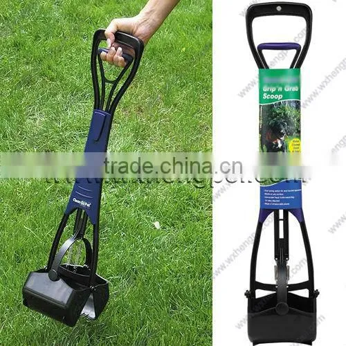 long handle dog waste picker/pet dog waste bag holder/Dog Poop Picking Up Tool