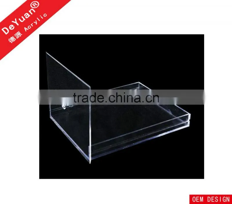 Top Grade Custom Transparent Acrylic Shoes Box With Drawer