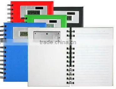 Hot sell notebook with calculator cover