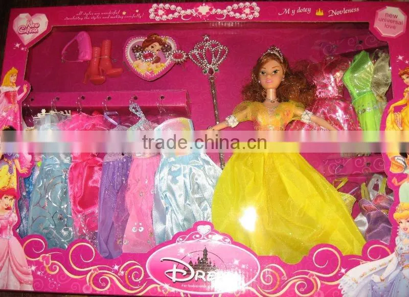 fashion silicone doll clothes set