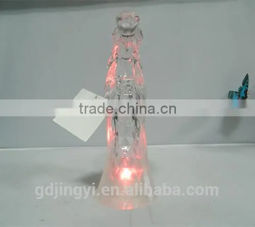 LED light Hight Transparent Acrylic bowing Pope