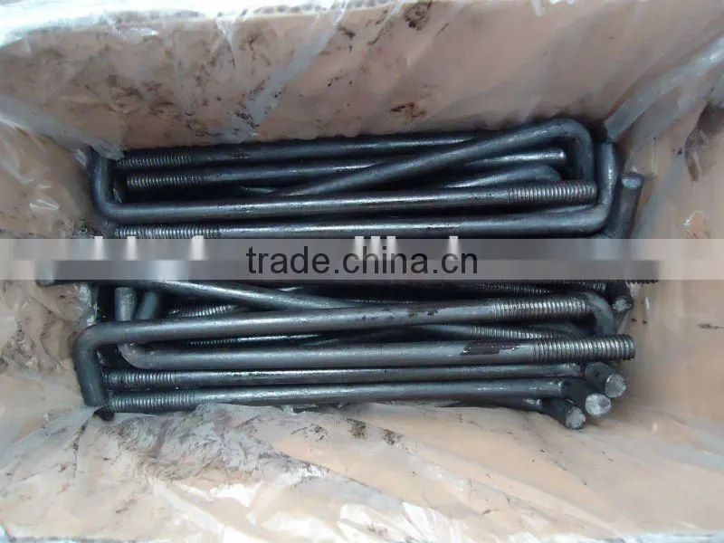 1/2"*16"galvanized anchor bolt with nuts and washers on hot sale