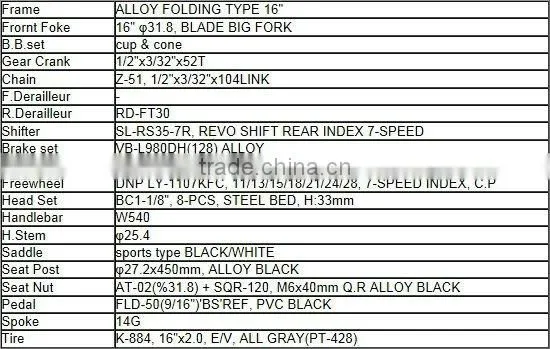 Wholesale folding bike Japanese Design MINIVELO from Japan