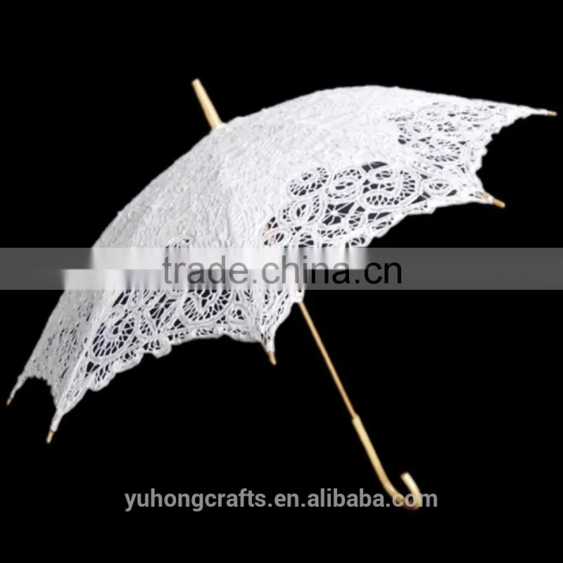 White lace parasol