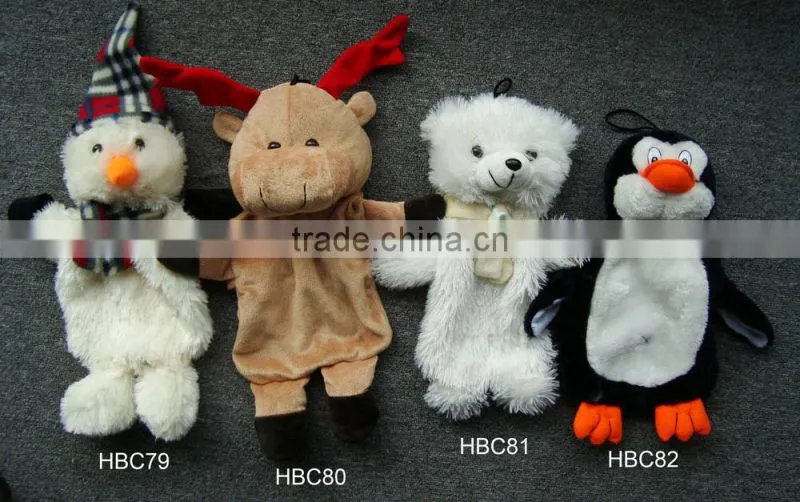 2017 new design mini cartoon natural rubber hot water bottle with plush cover