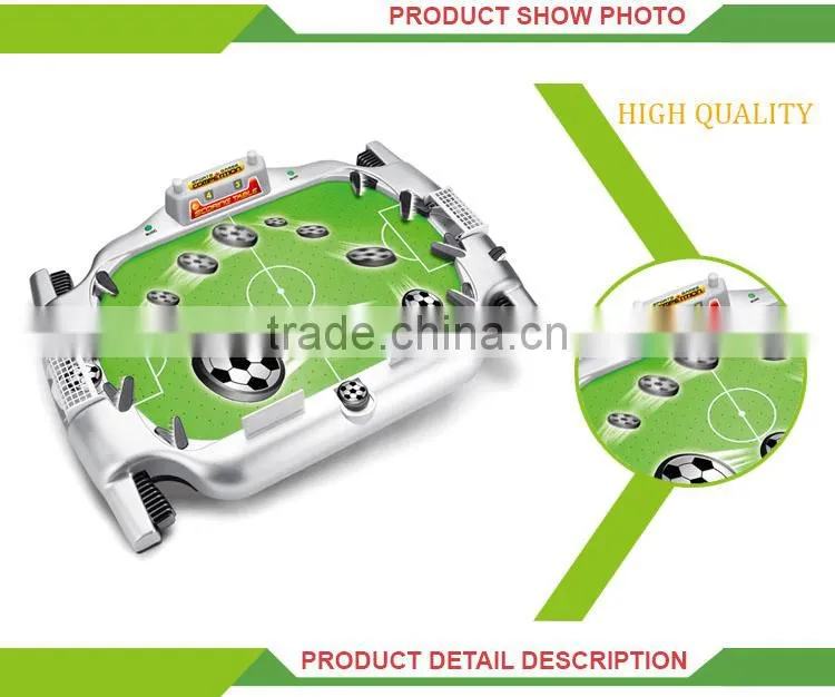 Best selling mini soccer board music hand toy play a football game