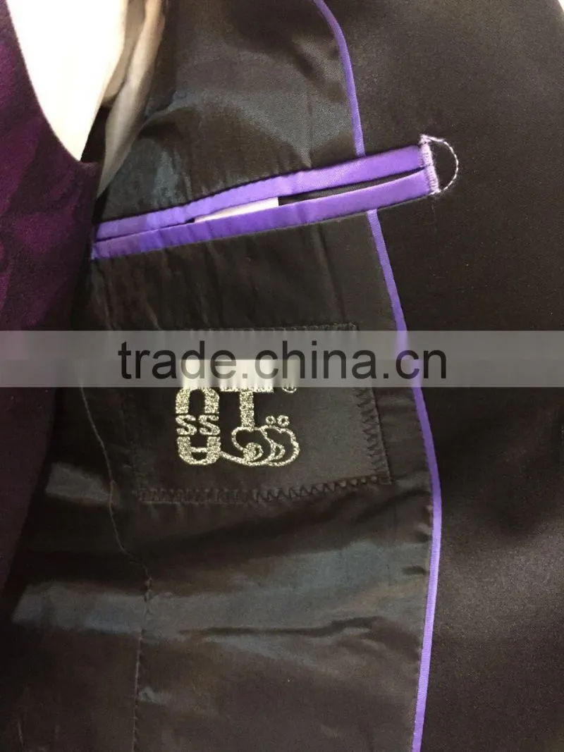 2017 new style purple boy suits